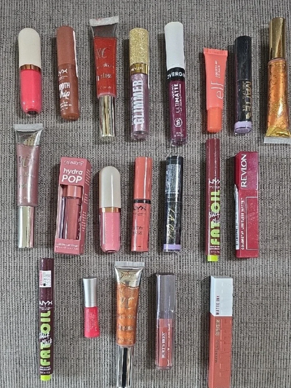Assorted Lip Gloss & Liquid Lipstick In A Variety Of Colors And Brands, New, 20.